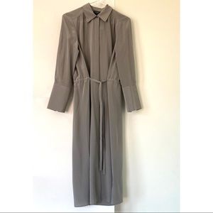 Club Monaco Gray Long Sleeve Dress